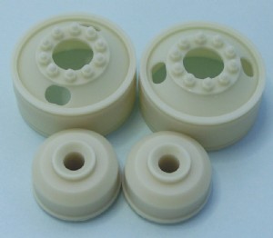 KFS 1/24 卡車用 轉向輪組 美式2孔型 315標